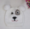 acrylic knitted animal winter hat