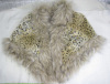 animal printed winter shawl