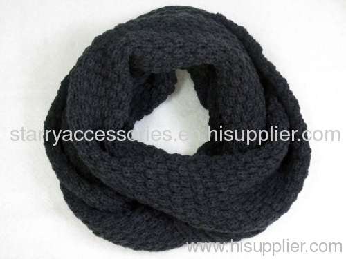 100% acrylic knitted snood