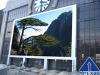 P25 big led display on building