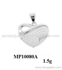 Heart Shape 925 Sterling Silver Jewelry wholesale