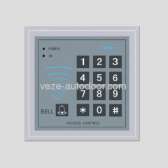 Automatic door access control card reader