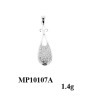 2012 new arrival charming micro setting silver pendant