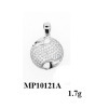 2012 new arrival charming micro setting silver pendant