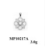 Flower Shape 925 Sterling Silver Pendant