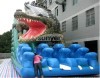 Crocodile inflatable slide