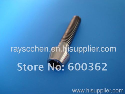 Titanium screws M5x20 with DIN912 GR5 for motorcycle