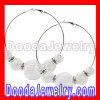 Basketball Wives Mesh ball Rhinestone Earrings Wholesale