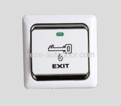Automatic door exit push button