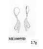 micro setting sterling silver earring