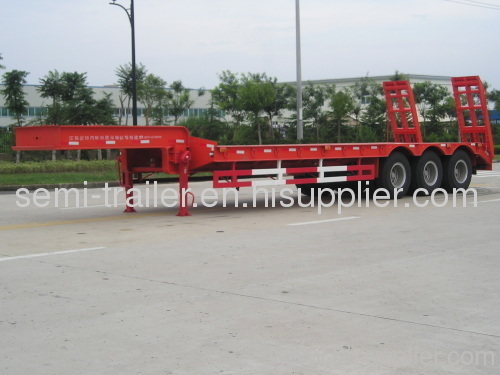 lowbed semi trailer