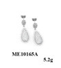 2012 Hot White CZ Silver Earring Stud