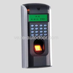 Automatic door fingerprint access control system
