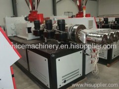 PVC four cavity pipe processing machine