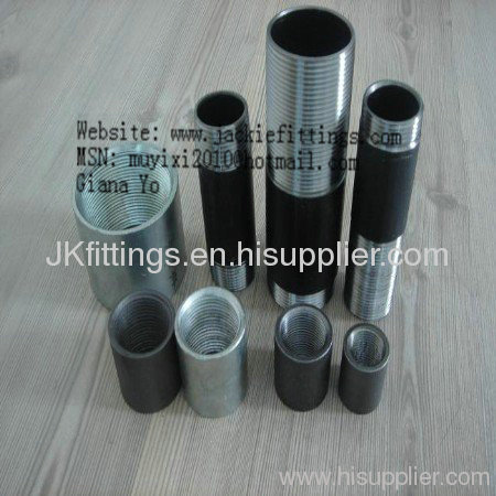 GI Malleable iron pipe fitting-coupling hot-dipped Galvanized, Male, BS DIN NPT 270 1/4