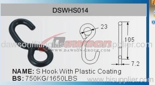 750KG S Hook With Plastic Coating, China Manufacturers