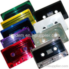 Blank audio cassette and tapes