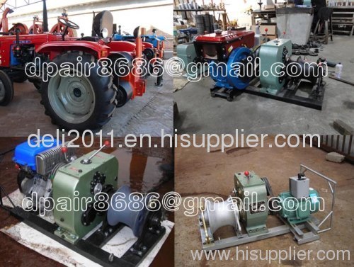 Cable pulling winch/ Powered Winches/ Cable Winch