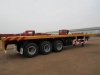 flatbed container semi-trailer