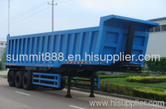 rear tipping semi-trailer