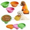 silicone travel dog bowl/silicone dog bowl
