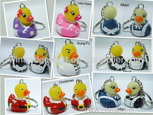 Flashing duck Keychain