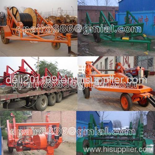 Cable Reel Puller, Cable Reels, Cable reel carrier trailer