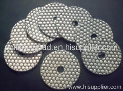 White Dry Polishing Pads,Diamond Polishing Pads,J-DIA