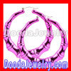 Celeb Inspired Door Knocker Bamboo Hoop Earring Wholesale