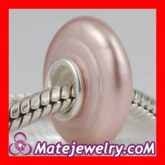 13-15mm Helix Nature Freshwater Pearl Spacer Beads in Silver Core european Compatible