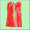 Resistance acid and alkali gloves with PVC coated
