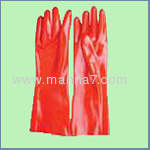 Resistance acid and alkali gloves with PVC coated