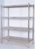 4- tier assemble s/s plate shelf