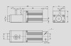 70W DC brushless motor for automatic doors