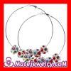 Basketball Wives Earrings Rhinestone Hoops Wholesale