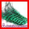 Green Thin Striped Grizzly Bird Feather Hair Extension Wholesale