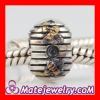 Chamilia 925 Sterling Silver Bee Hive charm Bead with golden bees