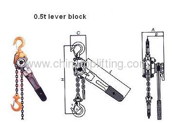 0.5T Lever Block