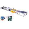 Five-layer plastic building template production line