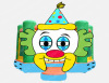 Inflatable clown