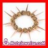 12mm gold Resin Beads Basketball Wives Inspired Spike Bracelets Wholesale