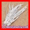White Striped Goose Biots Loose Feather Hair Extensions Wholesale