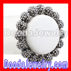 Wholesale 12mm Grey Resin Beads Basketball Wives Bracelet cheap