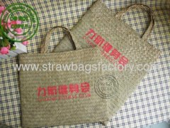 One of the kind, Straw Promotional Bags with your own logo printing, eco friendly promotional bags