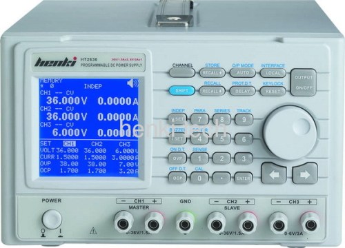 HT2600 Series Programmable Linear DC Power Supply, Triple-output