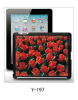 3D PET flower print iPad2/3/4 case,multiple colors available