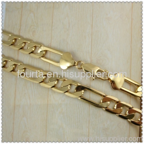 18k gold plated necklace 1430007