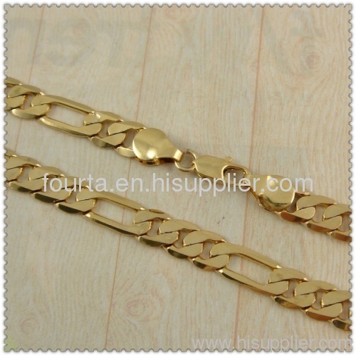 18k gold plated necklace 1430012