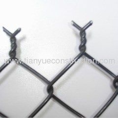 PVC-coated chain link fence