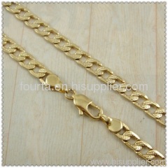 18k gold plated necklace 1440030